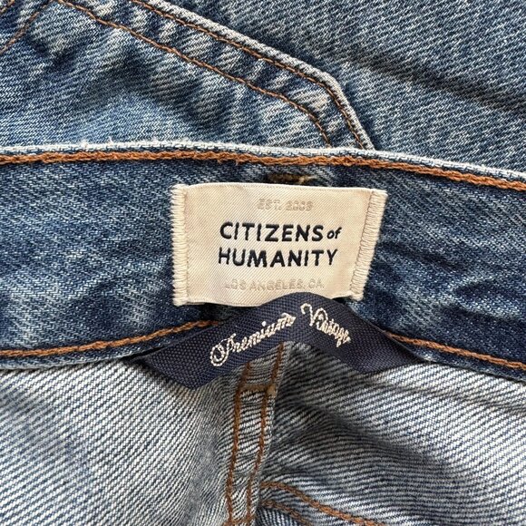 Citizens of Humanity Annina Trouser Wide Leg Jeans Pinnacle Medium Wash Blue 25 - Picture 9 of 13